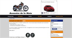 Desktop Screenshot of annuaire-moto.info