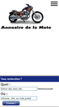 Mobile Screenshot of annuaire-moto.info